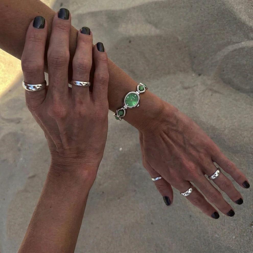 Silver + Emerald