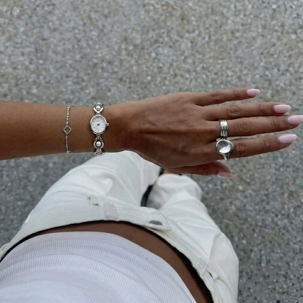 Silver + Pearl