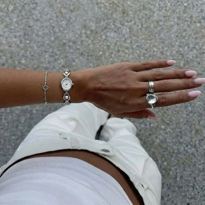 Silver + Pearl